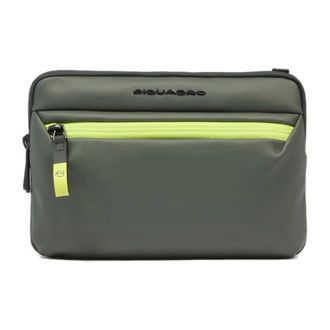 Piquadro Heren, Tassen, Groen, Maat: ONE Size Poliester