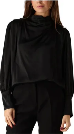 Freebird by Steven Zwarte Top Teske- veelzijdig en stijlvol - Dames - T-shirts - Zwart - S - Tops