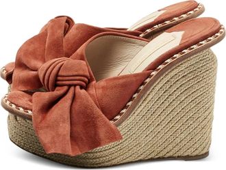 Paloma Barcel&oacute; Espadrilles con zeppa - Arancione