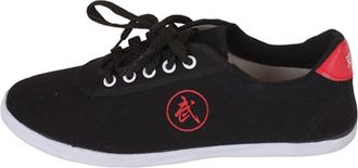 Generic Unisex Boxing Sport Gym Shoes, Comfortable for Children Adults Taekwondo Kung Fu(Black,10.5 UK Child)