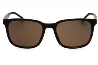 Carrera CARRERA8046S Rectangular Plastic Sunglasses - Brown