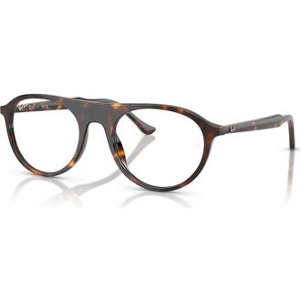 Ray-Ban 53mm Square optical glasses in Tortoise at Nordstrom