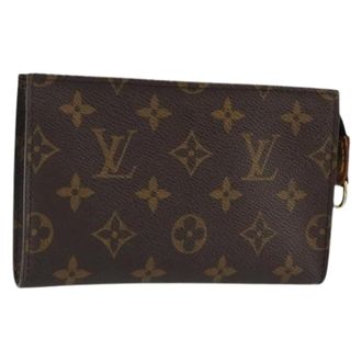 Louis Vuitton Pre-owned Clutches, female, Brown, Size: ONE SIZE Pre-owned Vintage Monogram Accessory Pouch