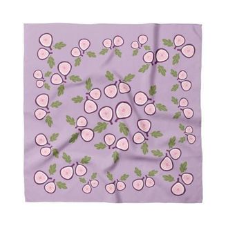 Centinelle Fig Cotton Silk Bandana in Purple at Nordstrom