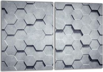 OEM Placa Protectora De Vidrio Para Estufa 2x40x52 Patr&oacute;n