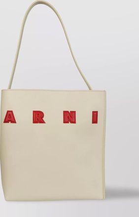 Marni museo small leather tote bag