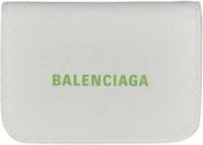 Balenciaga Pre-owned Mini Wallet - Dames - Vintage Accessoires - Wit - ONE Size - Leer - Vintage