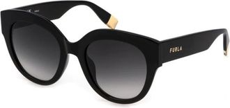 Furla Sunglasses, female, Black, 53 MM, Sfu813 0700 Sunglasses