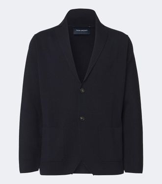 Thom Sweeney Blazer de punto de lana