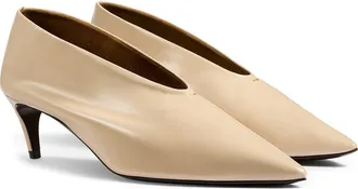 Khaite Miriam Pointed Toe Pump in Beige at Nordstrom, Size 39.5