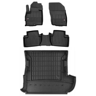 OEM Set Alfombrillas De Goma 3d Mitsubishi Outlander 2 2006-2012 Con Zs