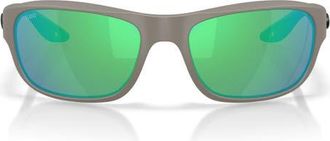 Costa Clipperton 58mm Sunglasses in Matte Olive Shale /Green 580G at Nordstrom