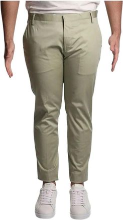 Entre Amis Pantalone - Heren - Chinos - Groen - W30 - Katoen - Broeken