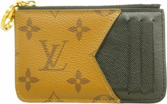 Louis Vuitton Black Brown Coin Purse/Coin Case (Pre-Owned)