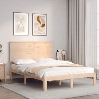 vidaXL Vidaxl - Giroletto senza Materasso 140x200 cm in Legno Massello di Pino