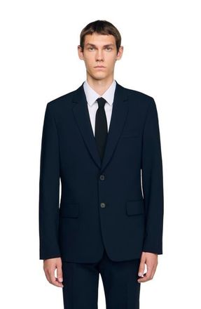 Sandro Wool suit jacket in Navy Blue at Nordstrom, Size 48 Eu