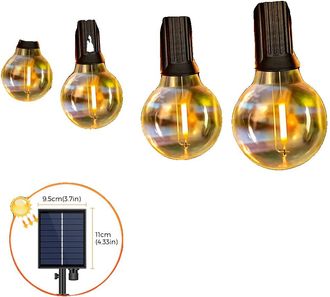 OEM Guirnalda De Luces Para Exteriores, Bombillas Irrompibles, Control Remoto, 7 M, 10 Luces