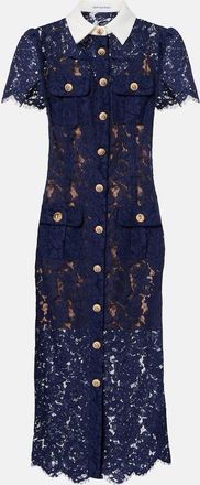 Self Portrait Abito midi in pizzo