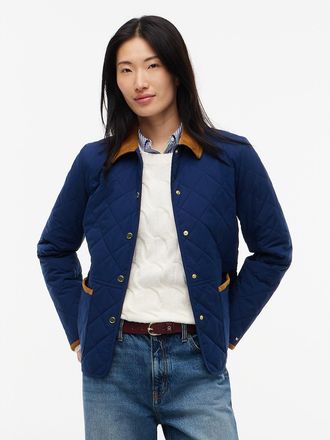 Tommy Hilfiger Womens Quilted Jacket - Preppy Navy - XXL