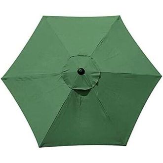 OEM Funda De Poli&eacute;ster Para Sombrilla - Resistente A Los Rayos Uv - Para Sombrillas De 6 Varillas - Verde Oscuro 3m