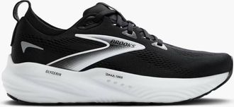Brooks Womens Glycerin 22 Shoes In Black/grey/white