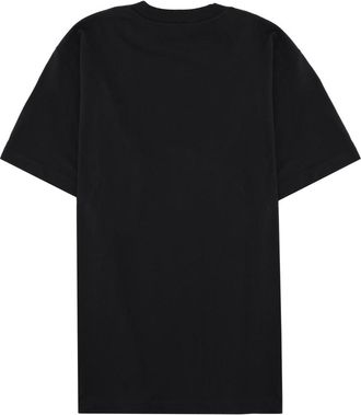 Moschino Logo-Printed Cotton T-Shirt - Black