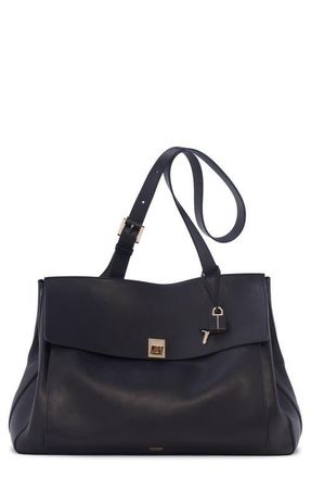 Tom Ford Large Besace Leather Messenger Bag in Black at Nordstrom
