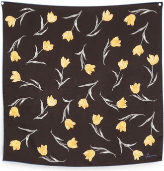 Jacquemus Foulard Tulipe Black Yellow