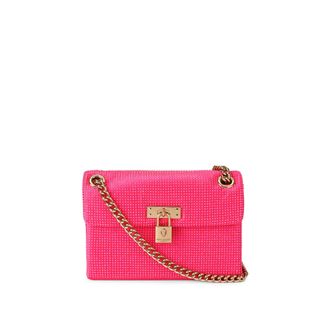 Kurt Geiger Womens Fabric Mini Brixton Bag - Pink - One Size