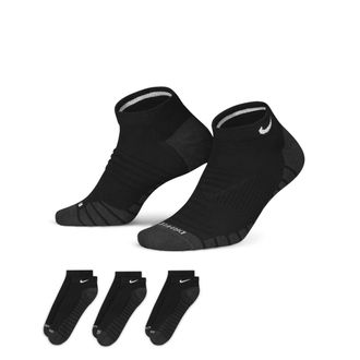 Nike Unisex Everyday Max Cushioned Training No-Show Socks (3 Pairs) in Black | SX6964-010