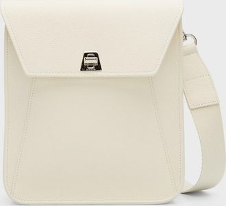 Akris Anouk Small Leather Messenger Bag