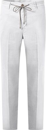 Baldessarini Stijlvolle herenjas - Heren - Slim Fit Broeken - Wit - W33 L34 - Katoen - Broeken