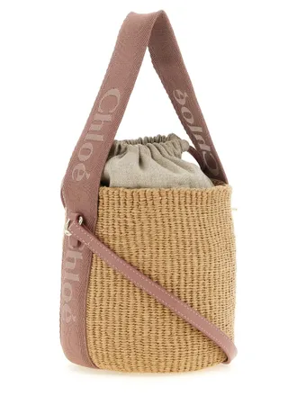 Chlo&eacute; Woody Bucket Bag - Beige