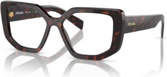 Prada A04v Vista Oversized Tortoiseshell Acetate Eyeglasses
