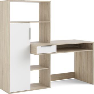 Furniture To Go Function Plus Desk Multi Functional Desk with Drawer and 1 Door