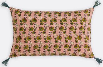 La Redoute Interieurs Rechthoekige kussenhoes, katoen, bloemenprint, YASUO