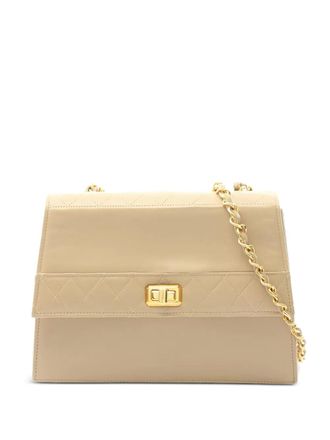 Chanel 1989-1991 matelasse chain shoulder bag - women - Lamb Skin - One Size - Neutrals