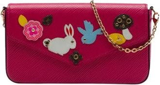 Louis Vuitton Pre-owned Pochette Felicie - Dames - Vintage Schoudertas - Roze - ONE Size - Leer - Vintage