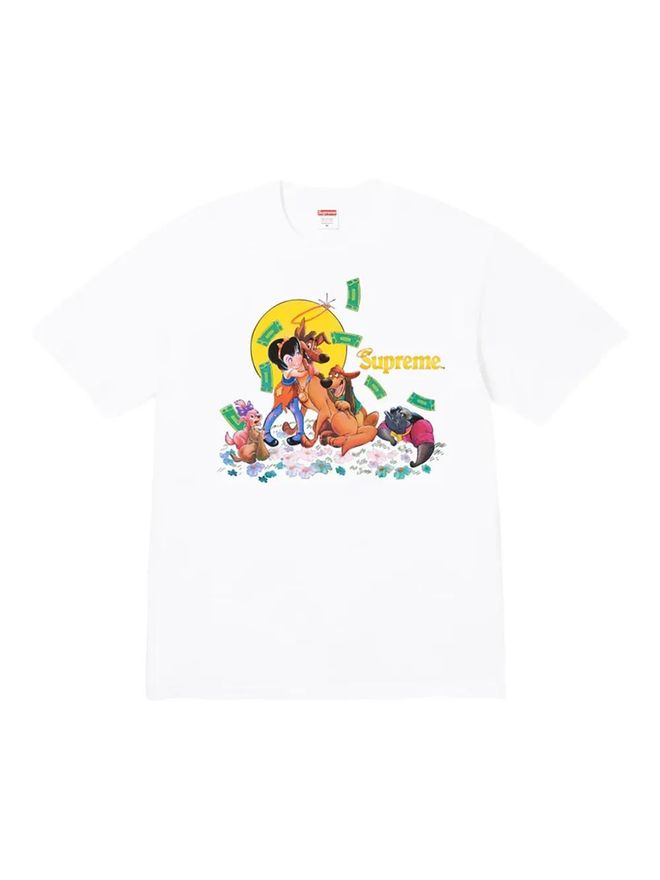 SUPREME All Dogs GoTo Heaven graphic T-shirt - unisex - Cotton - L