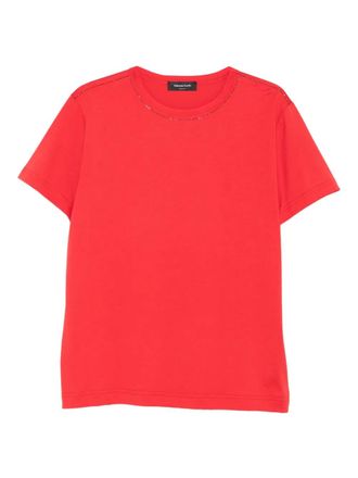 Fabiana Filippi crew-neck t-shirt - Red