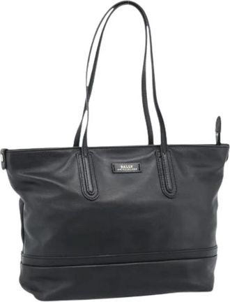 Bally Pre-owned Hand Bag - Dames - Vintage Shopper - Zwart - ONE Size - Leer - Vintage