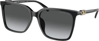 Michael Kors Authentieke Canberra Bril met Premium Kwaliteit - Dames - Zonnebrillen - Zwart - 56 MM - Accessoires