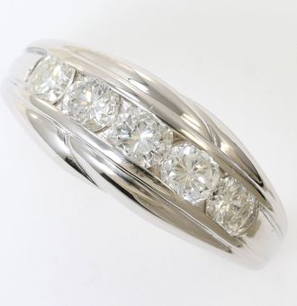C&A Platinum Platinum 900 Band Ring (Pre-Owned)