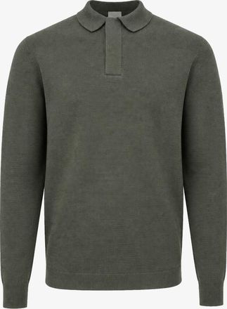 Gentiluomo Longsleeve Polo Zip | Groen