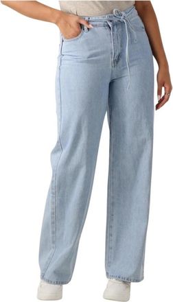Moves Jeans, Dames, Blauw, XL, Veelzijdige Straight Leg Jeans voor Dames