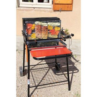 Somagic Barbacoa de carb&oacute;n y cocci&oacute;n vertical con sistema patentado