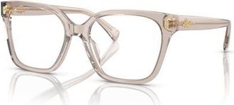 Ralph Lauren 55mm Square optical glasses in Beige at Nordstrom