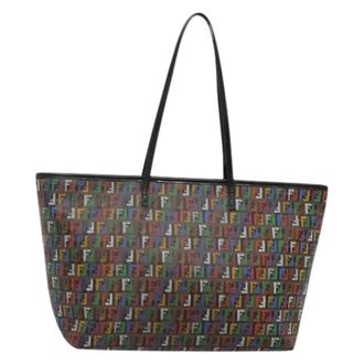 Fendi Pre-owned Vintage Leren Tote Bag - Dames - Vintage Shopper - Veelkleurig - ONE Size - Leer - Vintage