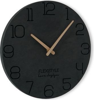OEM Reloj De Pared Para Sal&oacute;n 4eko Negro 30 Cm