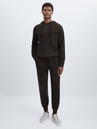 Paige Paige Dark Grey Compact-knit Drawstring Trousers, XL